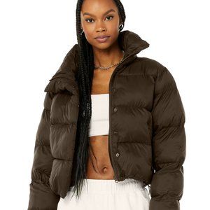 Alo Yoga Gold Rush Cropped Puffer
